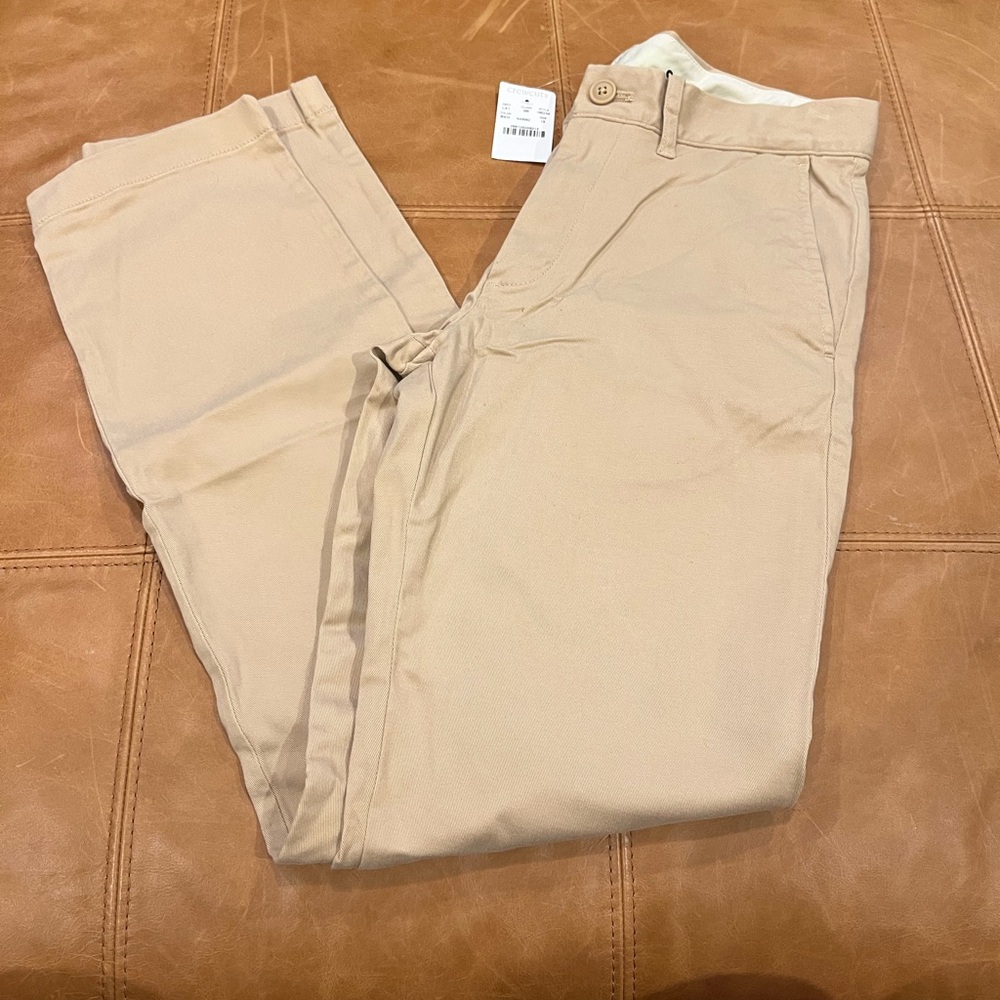 J.Crew Crewcuts Boys Khaki Slim Stretch Pants Sz.16 NWT
MSRP:$55